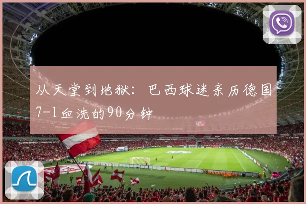 从天堂到地狱:巴西球迷亲历德国7-1血洗的90分钟